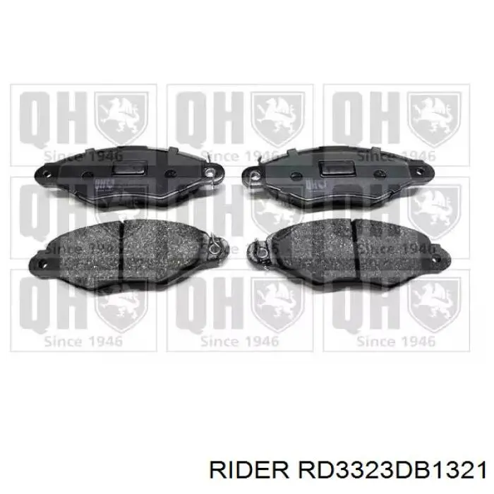 Comprar RD3323DB1321 Rider Pastillas delanteras de freno