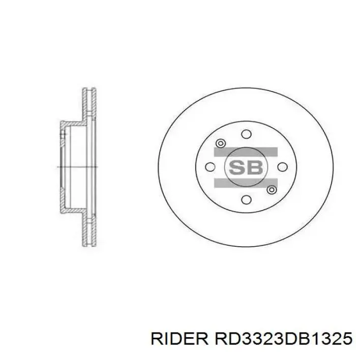 Pastillas traseras de freno Rider RD3323DB1325 precio, desde 22,76 EUR