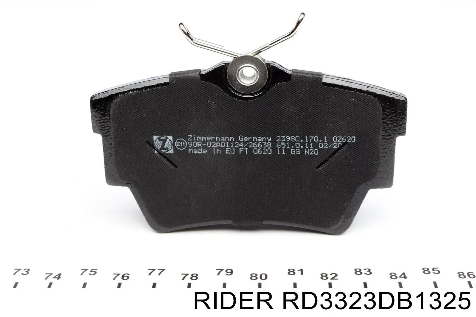 Pastillas de freno traseras RD3323DB1325 Rider