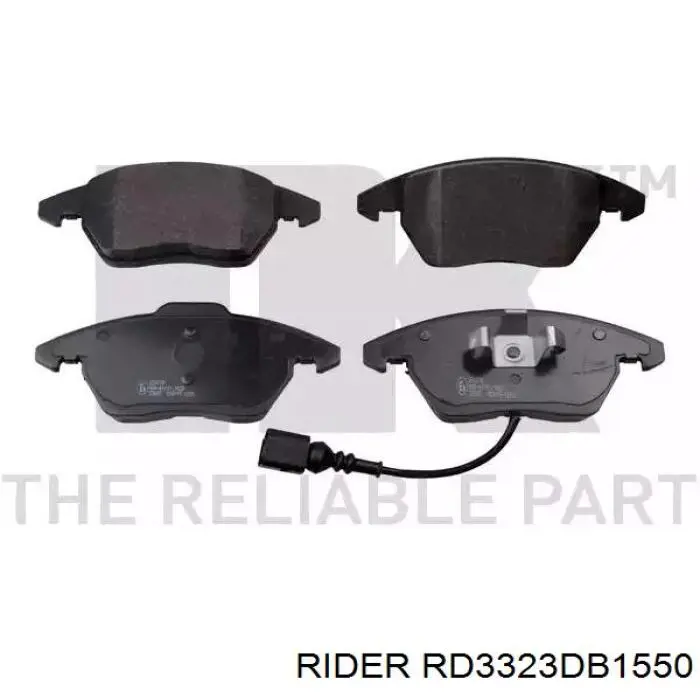 Pastillas de freno RD3323DB1550 Rider