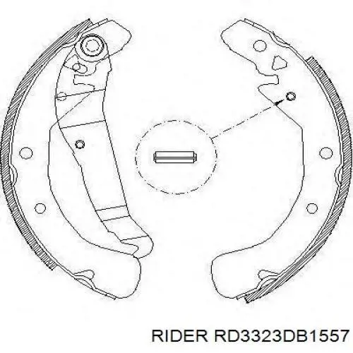 Pastillas traseras de freno Rider RD3323DB1557 precio, desde 24,12 EUR