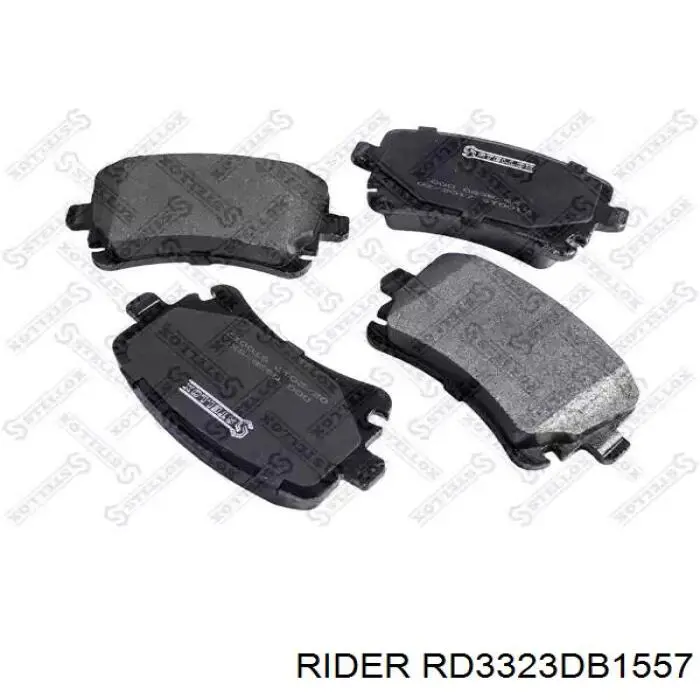 Comprar RD3323DB1557 Rider Pastillas de freno traseras