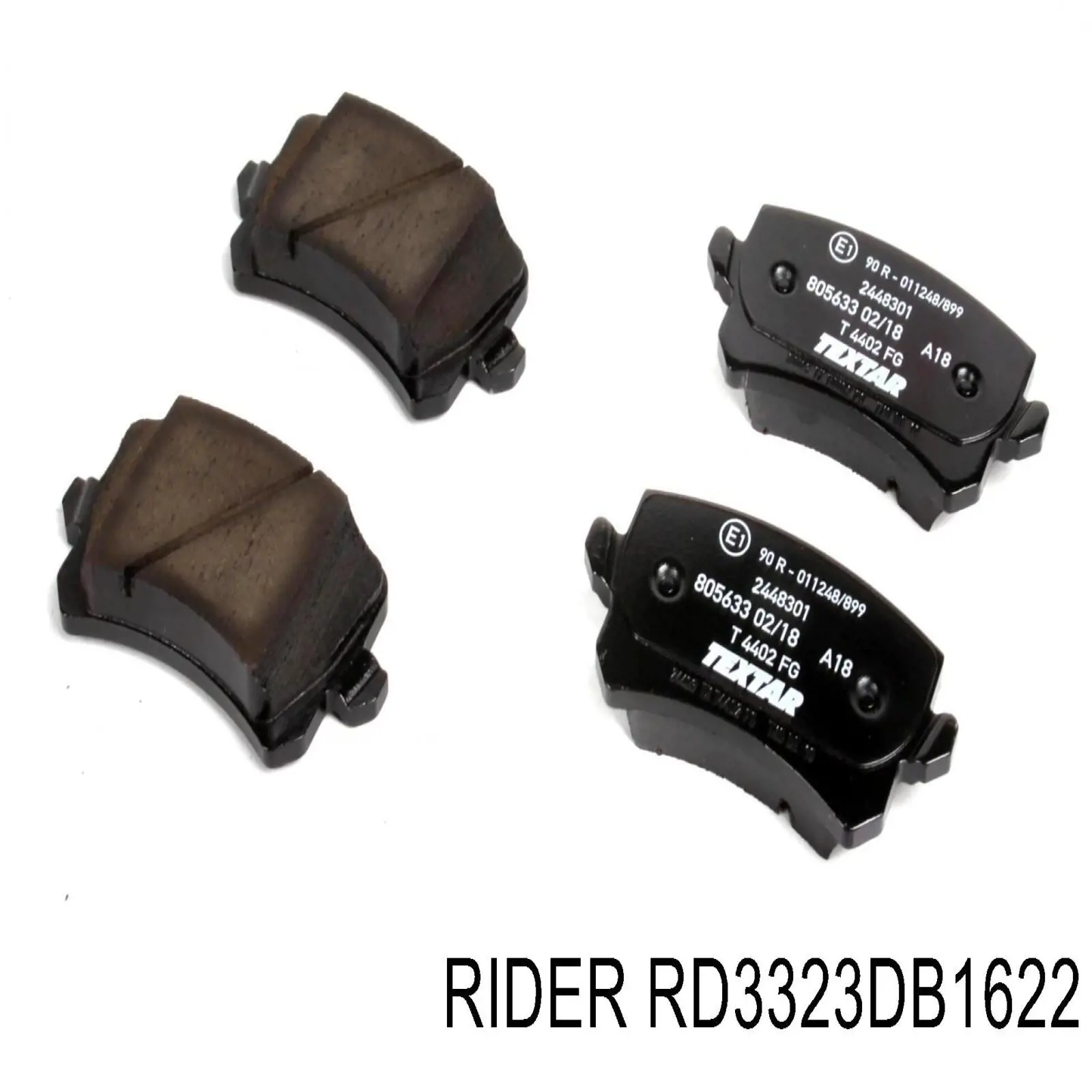 Pastillas traseras de freno Rider RD3323DB1622 precio, desde 18,03 EUR