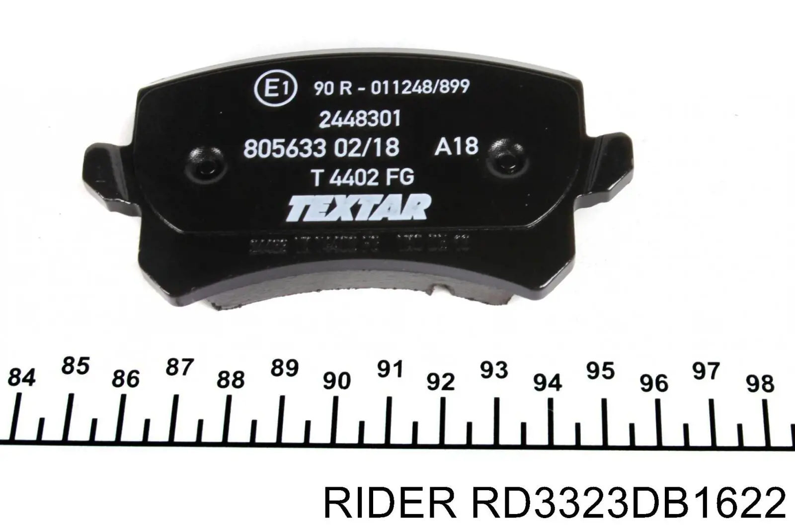 Comprar RD3323DB1622 Rider Pastillas de freno traseras