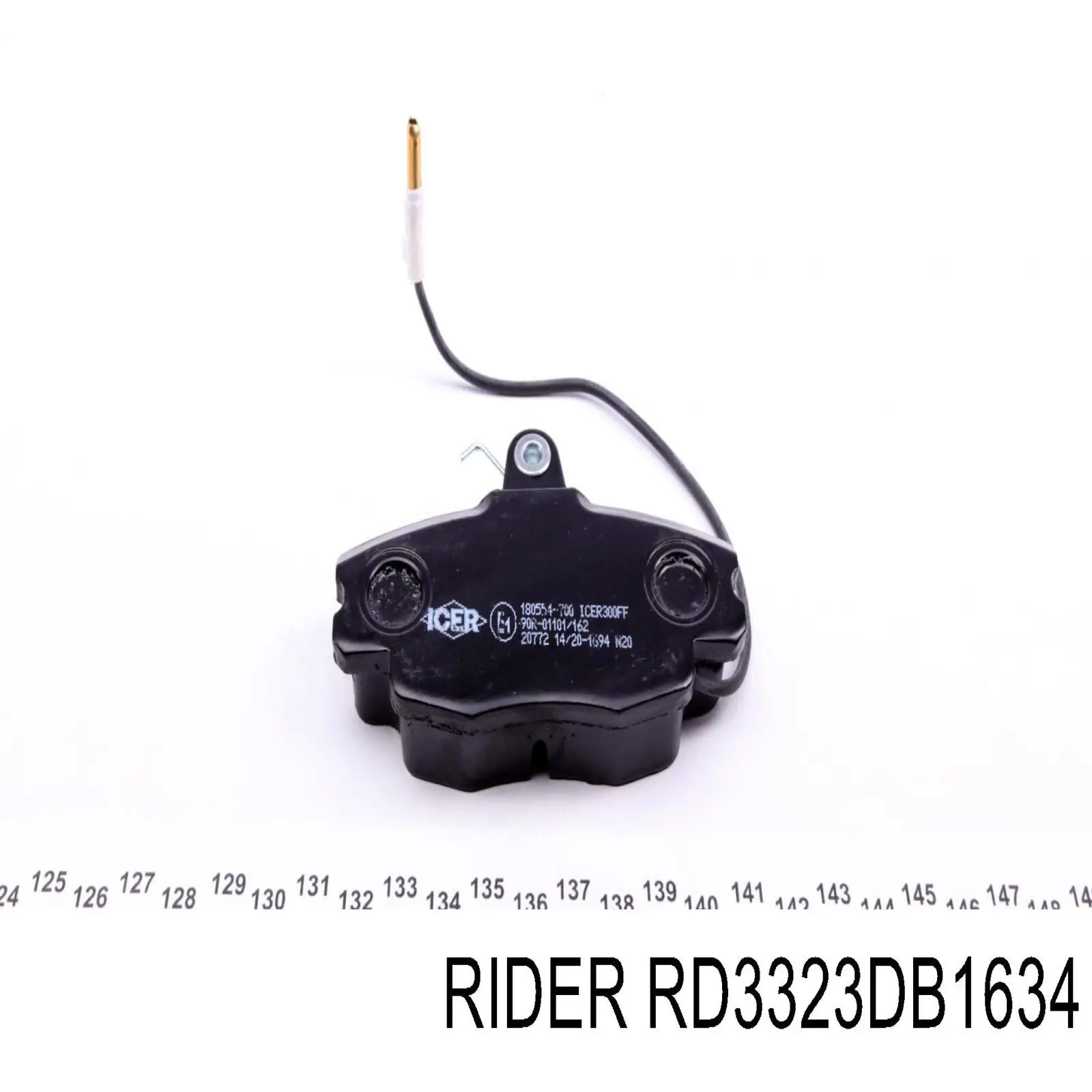 RD.3323.DB1634 Rider pastillas de freno delanteras