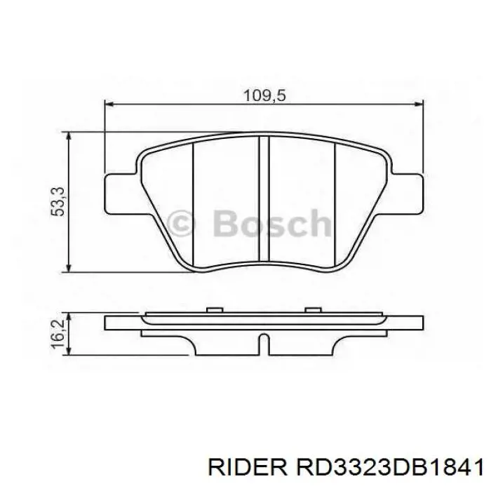 Pastillas de freno traseras Volkswagen Jetta 6 162, 163, AV3, AV2, AY2, AY3