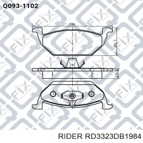 Pastillas de freno delanteras Seat Ibiza 5 KJ1, KJG