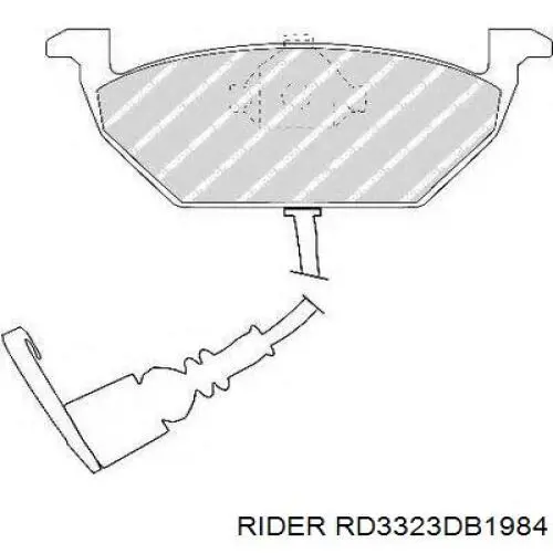 Pastillas de freno delanteras Seat Ibiza 5 KJ1, KJG
