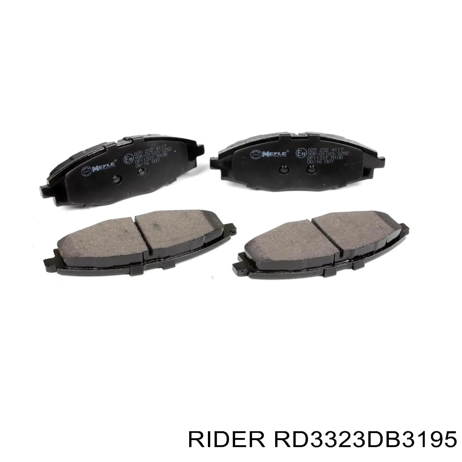 Pastillas de freno RD3323DB3195 Rider
