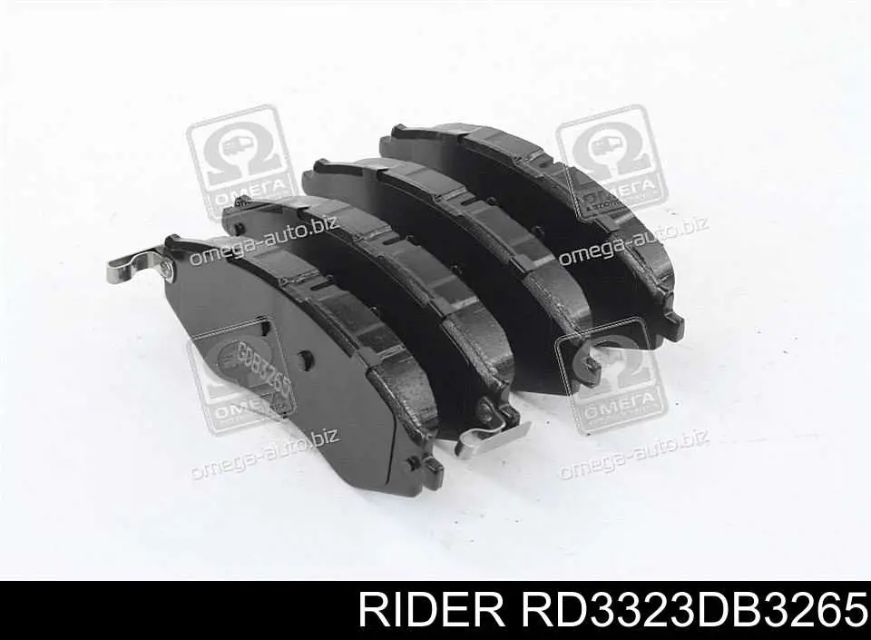 RD3323DB3265 Rider Pastillas delanteras
