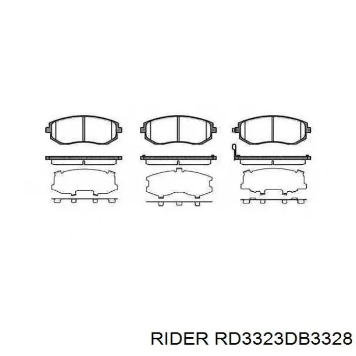 Pastillas de freno delanteras Subaru Impreza 3 GH