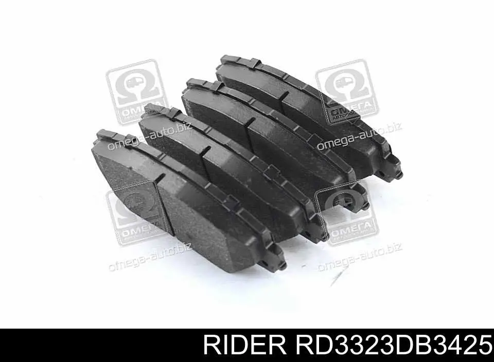 RD3323DB3425 Rider Pastillas delanteras