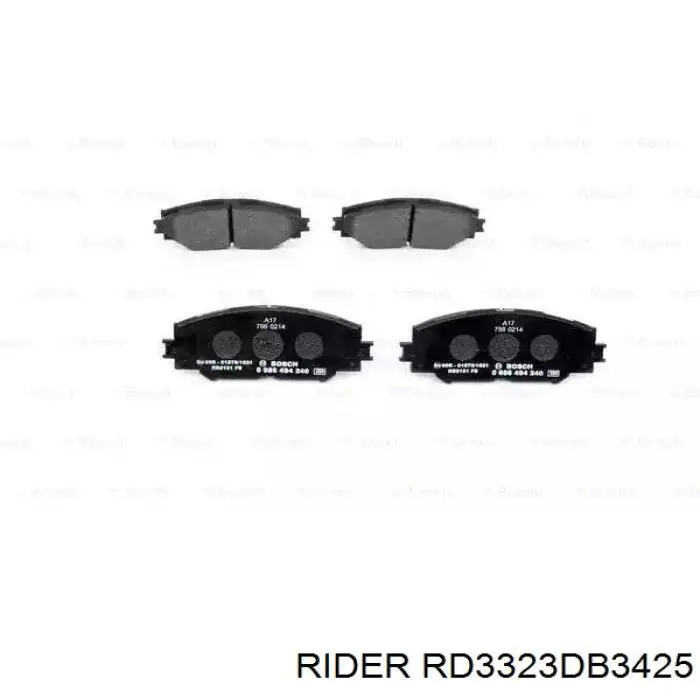 Pastillas freno delanteras Rider RD3323DB3425 precio, desde 24,06 EUR