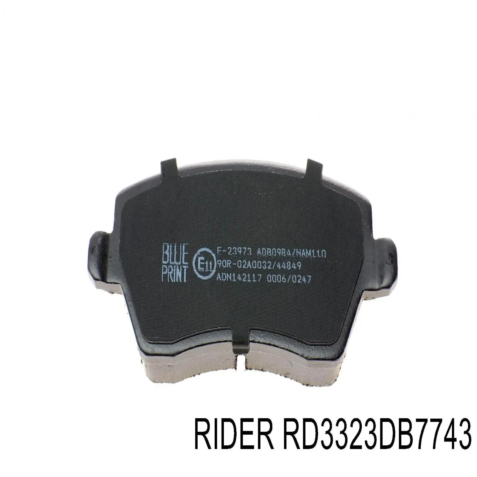 Pastillas freno delanteras Rider RD3323DB7743 precio, desde 24,56 EUR