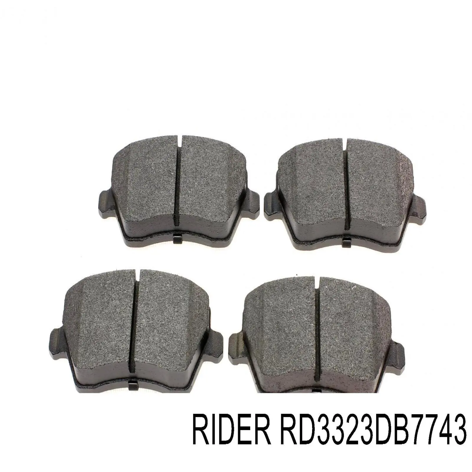 RD3323DB7743 Rider Pastillas delanteras