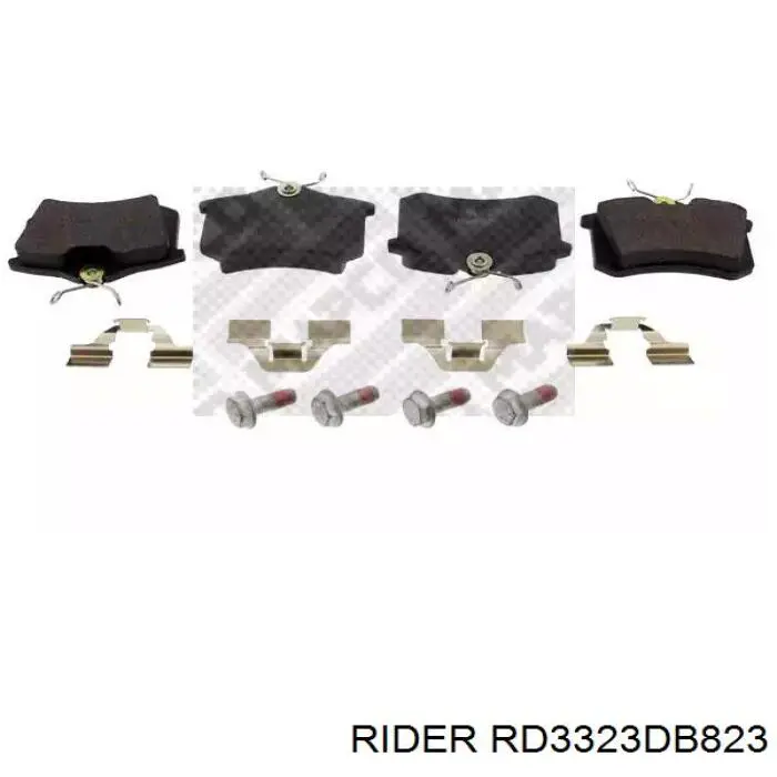 RD3323DB823 Rider Pastillas freno traseras