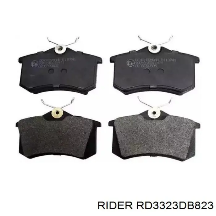 RD3323DB823 Rider pastillas de freno traseras