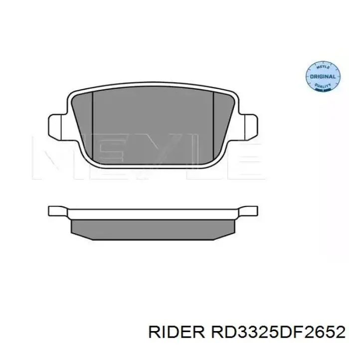 Frenos delanteros Rider RD3325DF2652 precio, desde 38,71 EUR