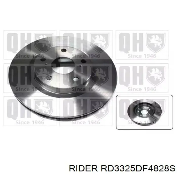 Frenos delanteros Rider RD3325DF4828S precio, desde 38,42 EUR