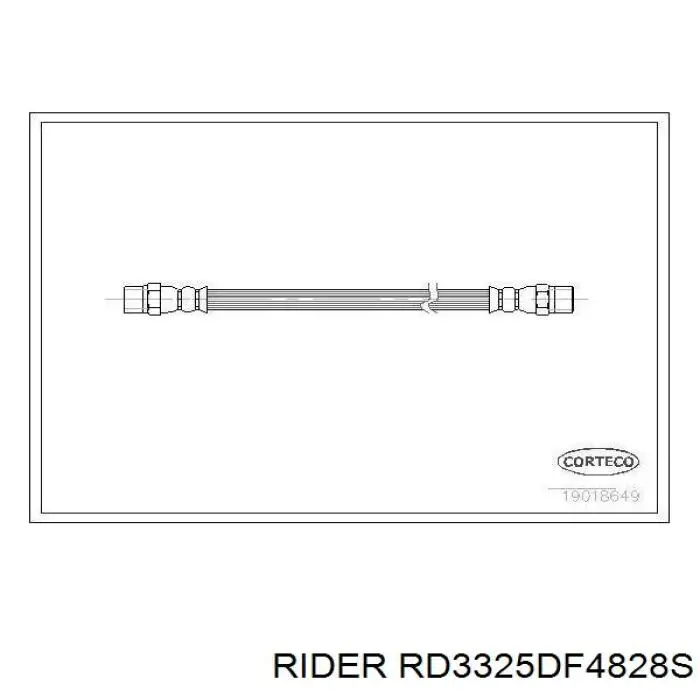 Disco de freno RD3325DF4828S Rider
