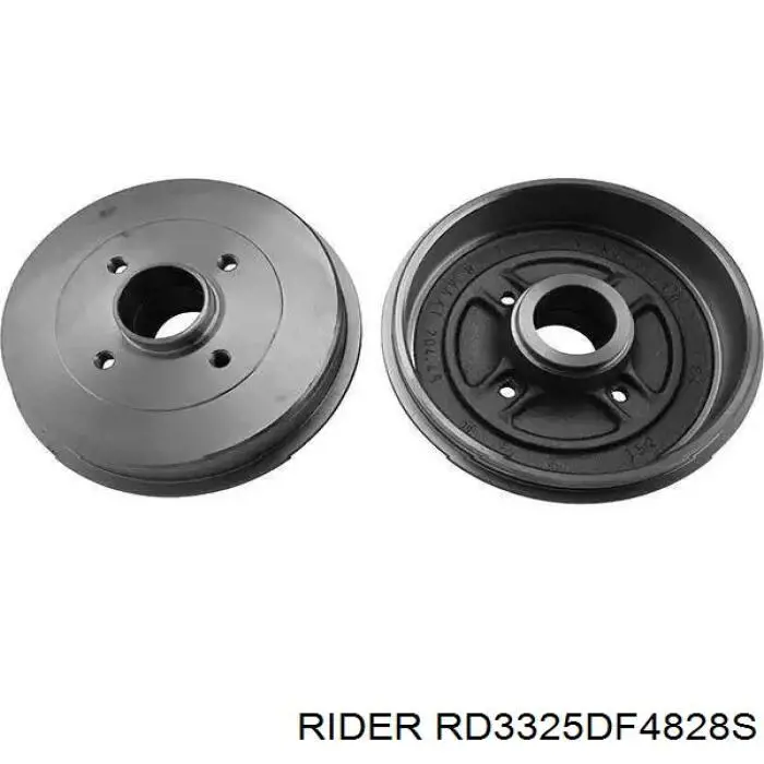Disco de freno delantero Rider RD3325DF4828S