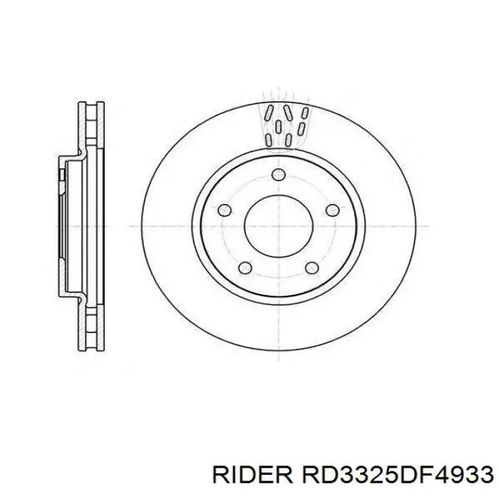 RD3325DF4933 Rider Discos