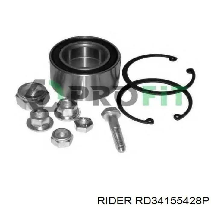 RD.34155428P Rider cojinete de rueda delantero