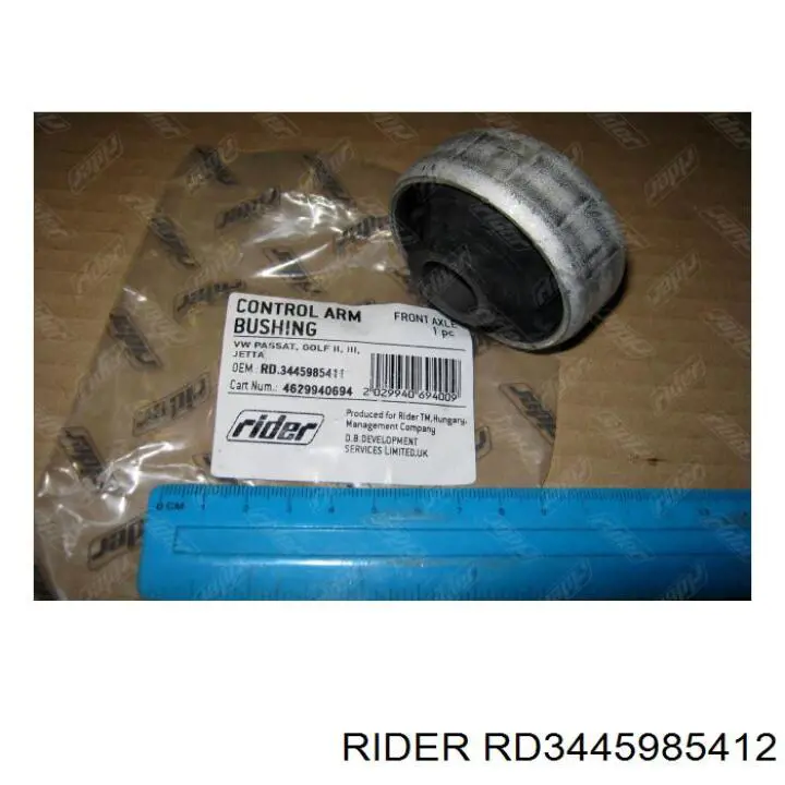 RD3445985412 Rider silentblock de suspensión delantero inferior