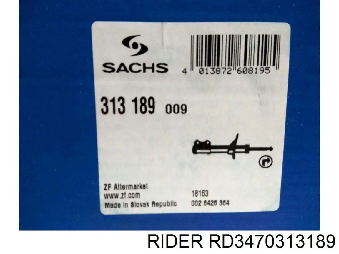 Comprar RD3470313189 Rider Amortiguador delantero derecho