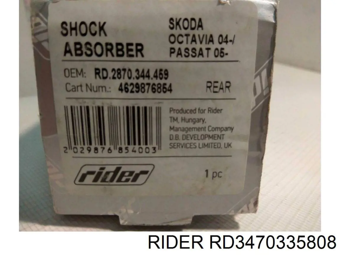 RD3470335808 Rider Amortiguador frontal