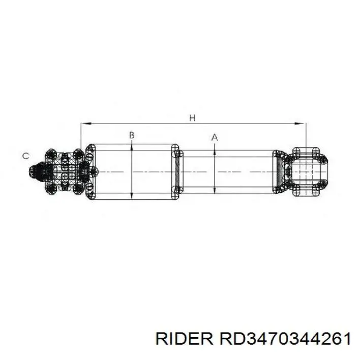 Amortiguadores Rider RD3470344261 precio, desde 27,44 EUR
