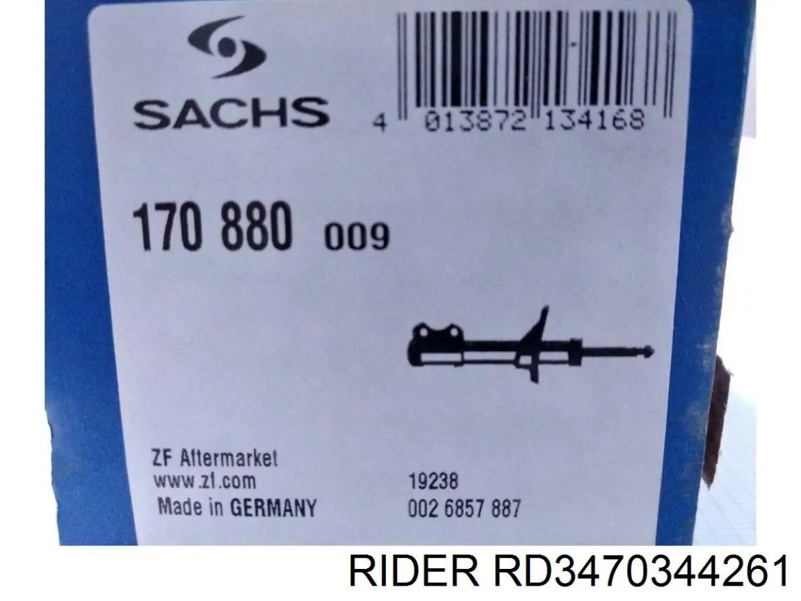 RD3470344261 Rider Amortiguador frontal