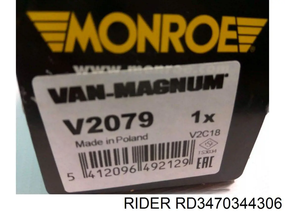 RD3470344306 Rider Amortiguador frontal