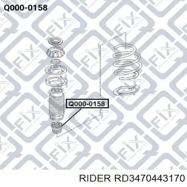 A6013200730 Mercedes Amortiguador frontal