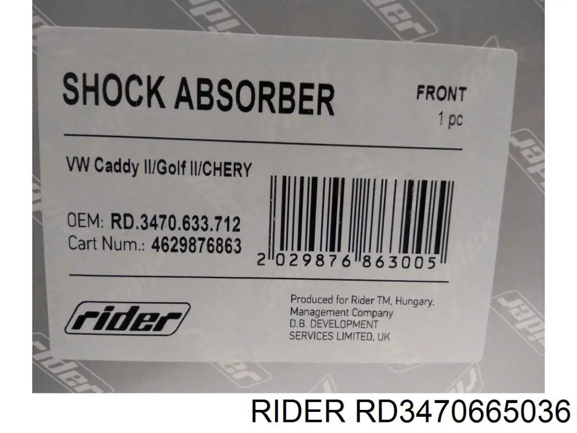 Amortiguador delantero Opel Astra 51, 52, F35, M35