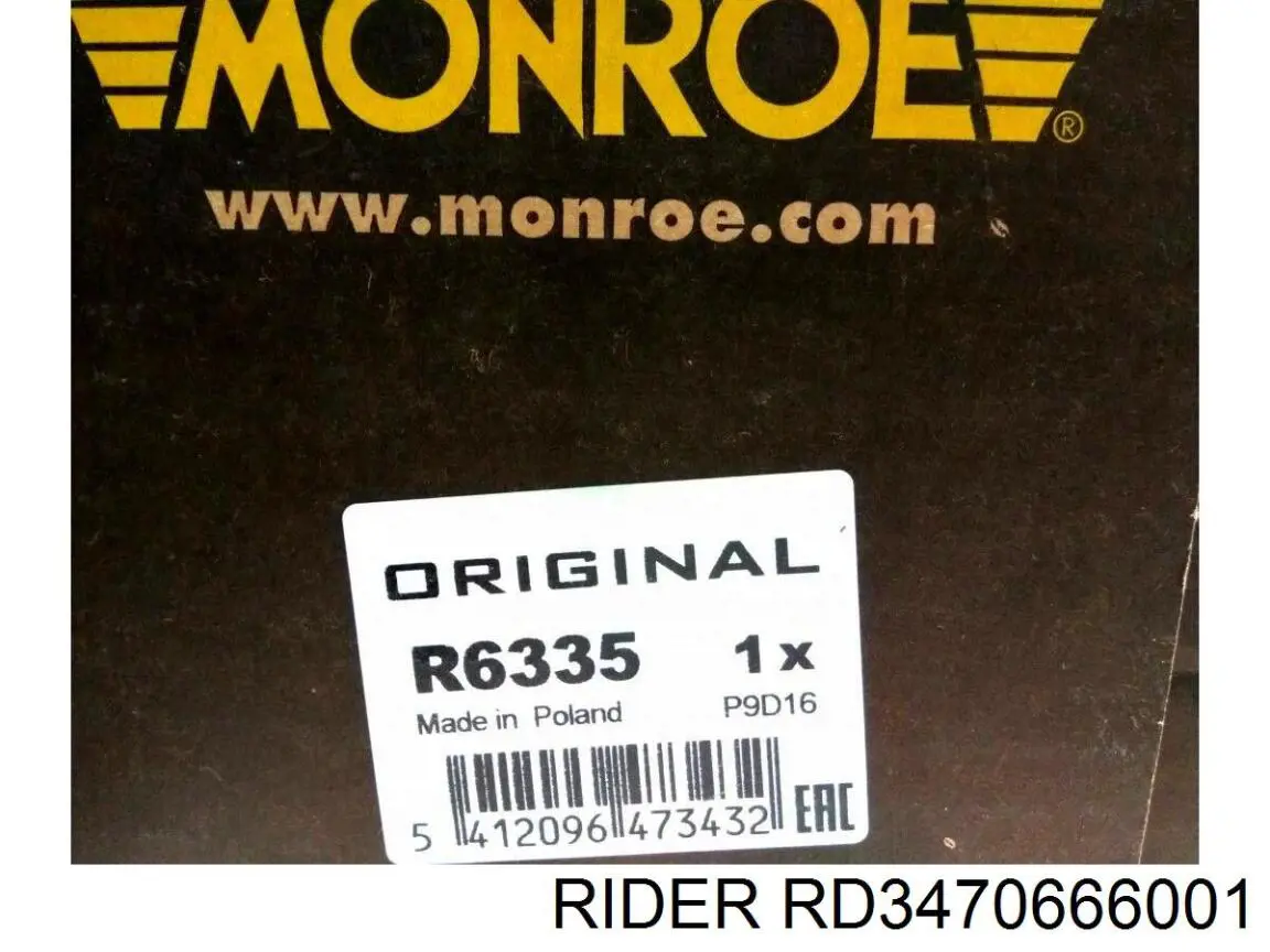 RD3470666001 Rider Amortiguador frontal