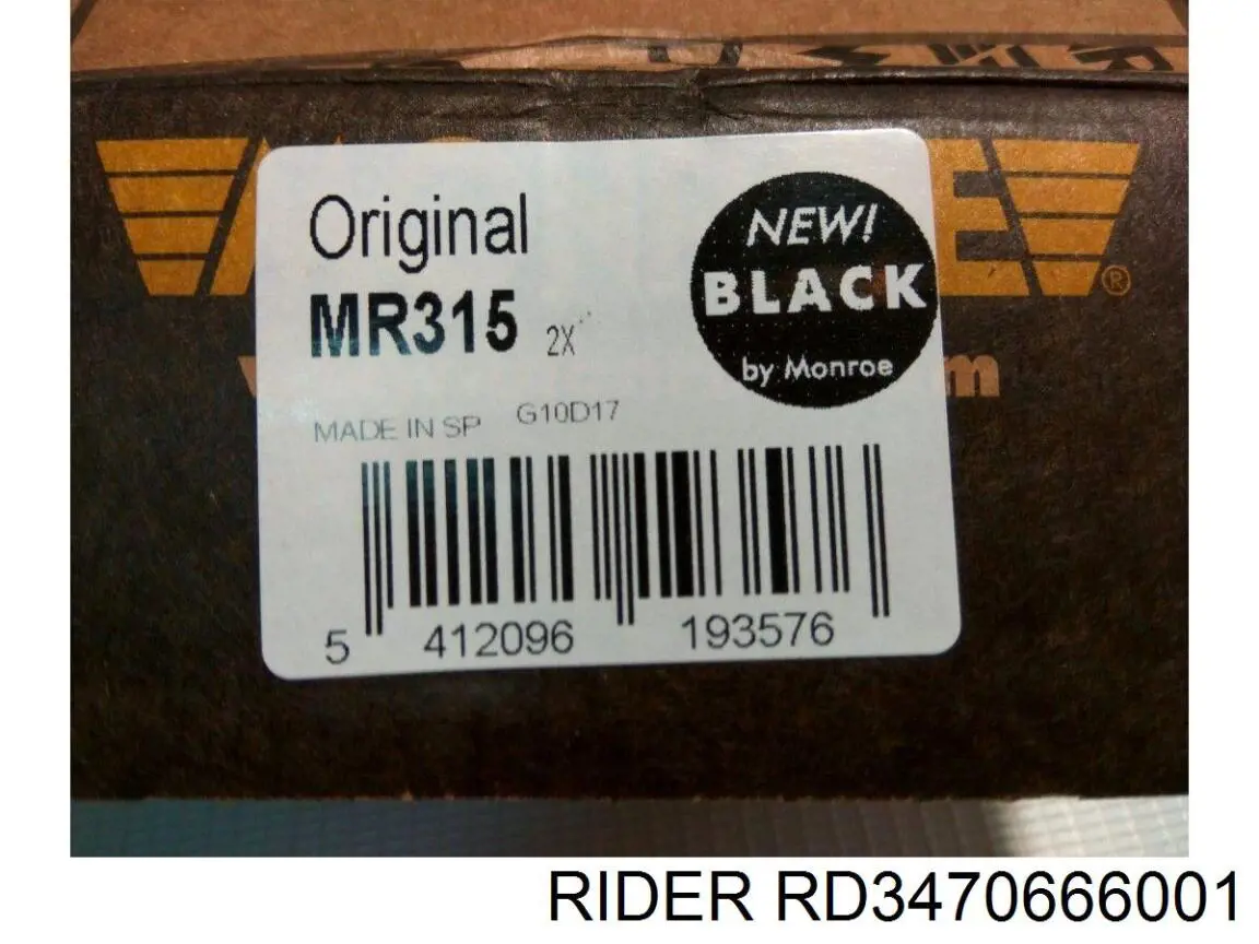 Amortiguadores Rider RD3470666001 precio, desde 44,61 EUR