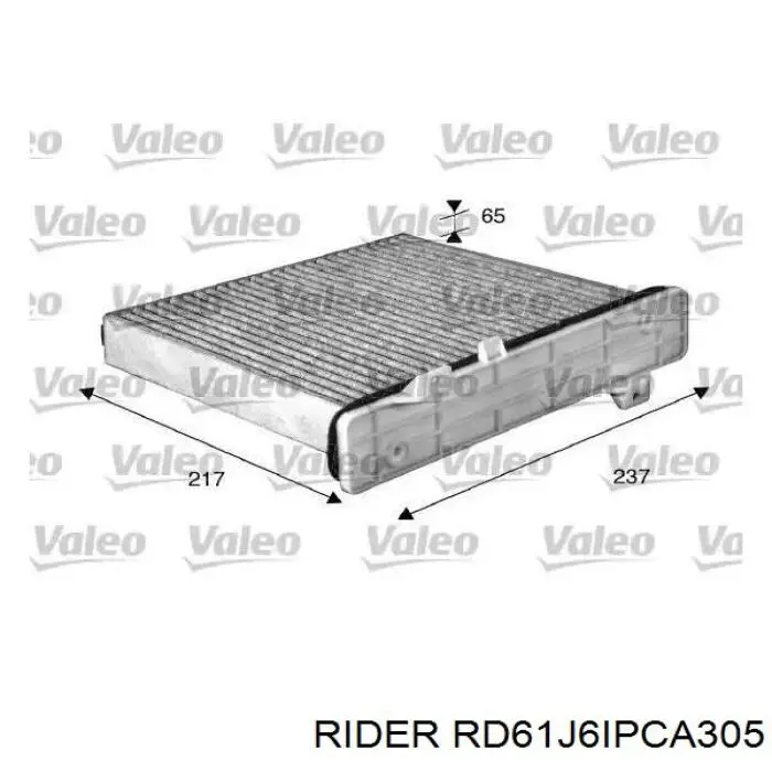 Comprar RD61J6IPCA305 Rider Filtro de aire del habitáculo