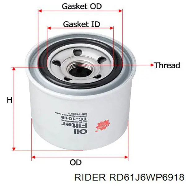 Filtro de cabina Rider RD61J6WP6918 precio, desde 6,31 EUR