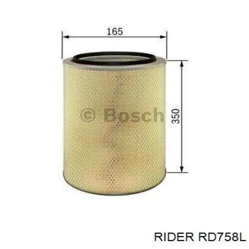 Filtro de aire RD758L Rider
