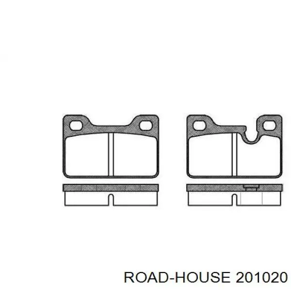 201020 Road House pastillas de freno delanteras