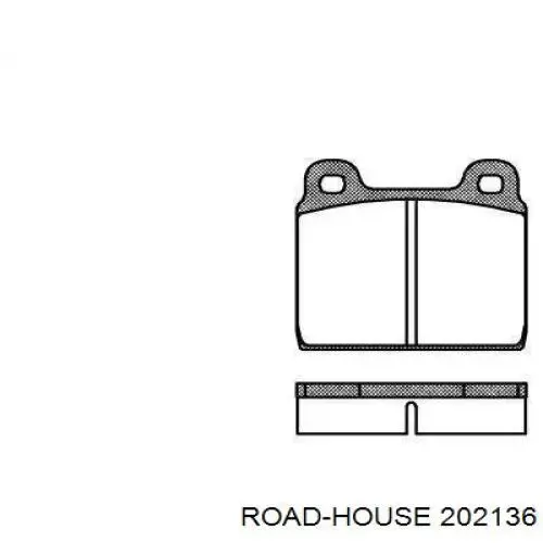 2021.36 Road House pastillas de freno traseras