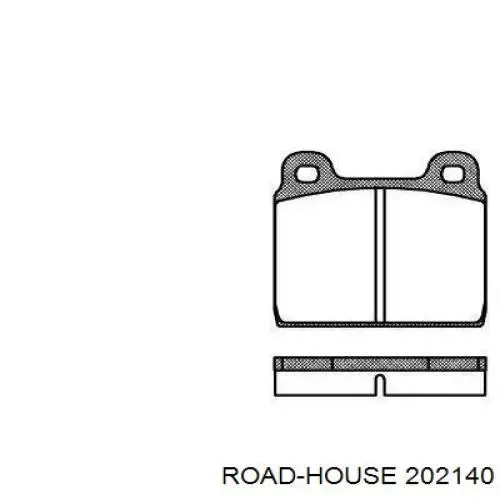 2021.40 Road House pastillas de freno traseras