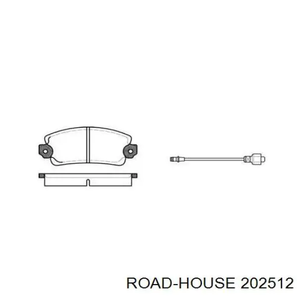 202512 Road House Pastillas delanteras