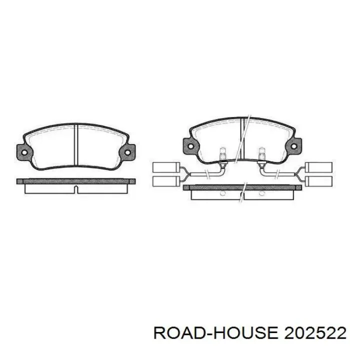 Pastillas freno delanteras Road House 202522 precio, desde 125,77 EUR