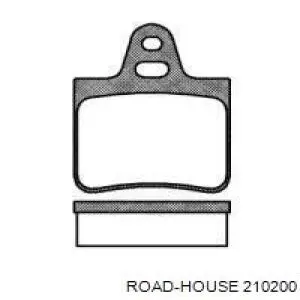 2102.00 Road House pastillas de freno traseras