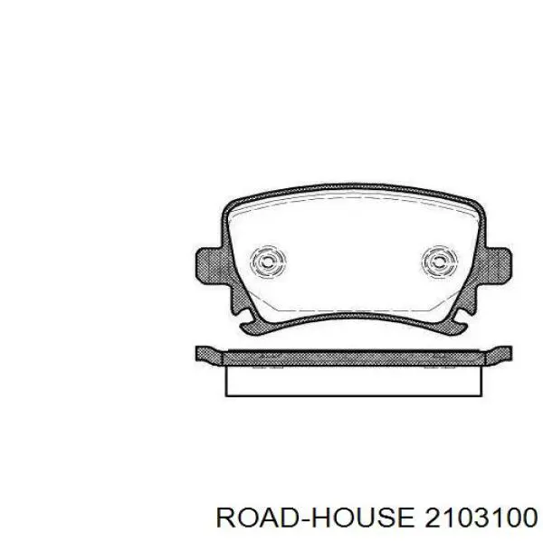 Pastillas traseras de freno Road House 2103100 precio, desde 25,74 EUR