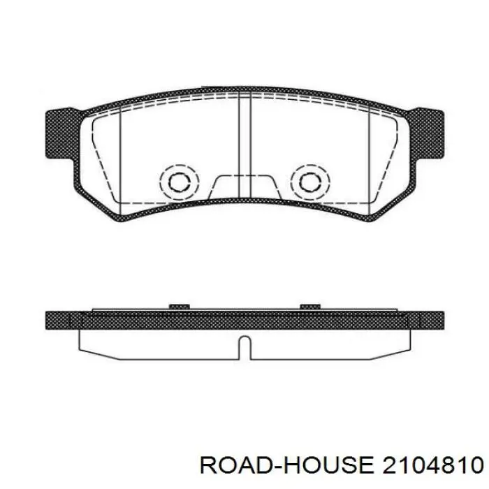 Comprar 2104810 Road House Pastillas de freno traseras
