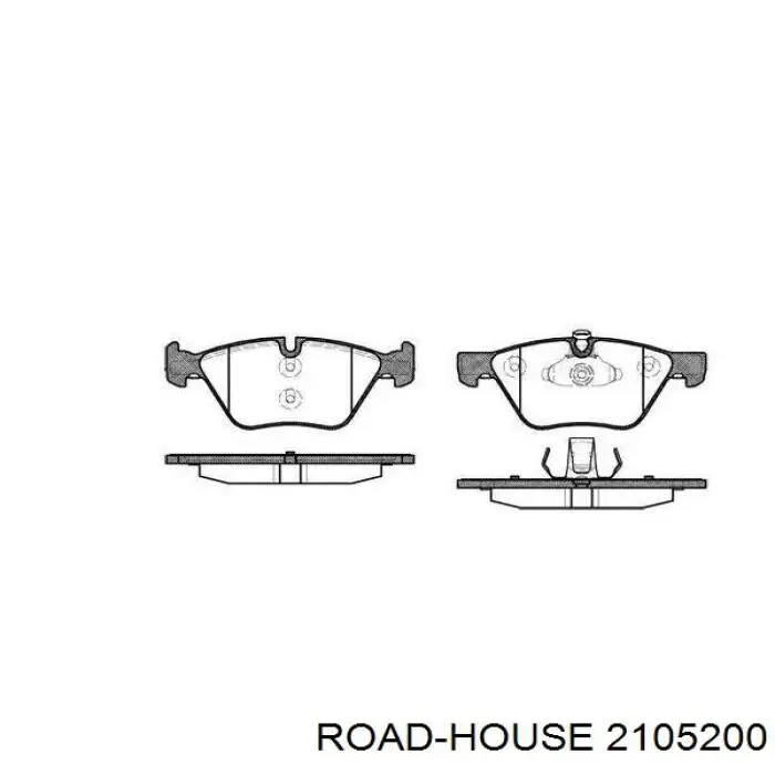 Pastillas freno delanteras Road House 2105200 precio, desde 39,96 EUR