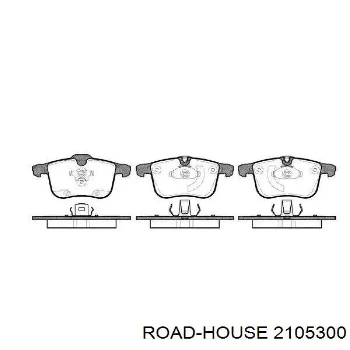 Pastillas freno delanteras Road House 2105300 precio, desde 41,65 EUR